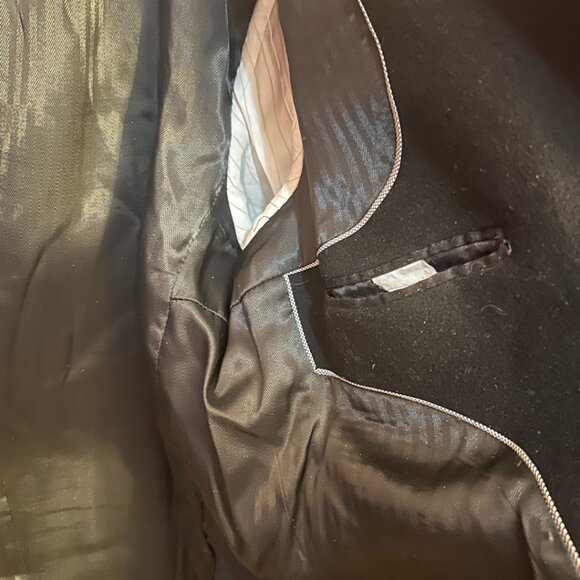 Joseph Abbound Wool Blend Overcoat/Peacoat Mens L - Picture 9 of 13